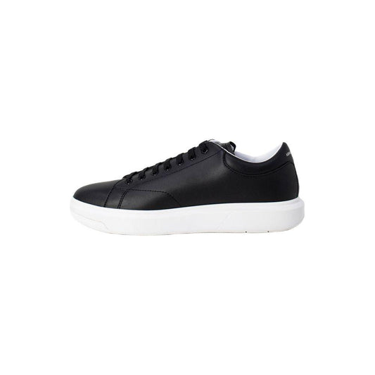 Armani Exchange Black Leather Sneaker Armani Exchange Dark Slate Gray