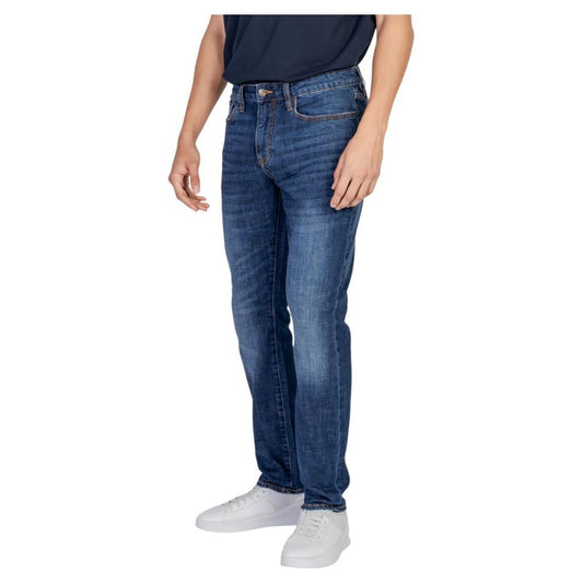 Armani Exchange Blue Cotton Jeans & Pant Armani Exchange