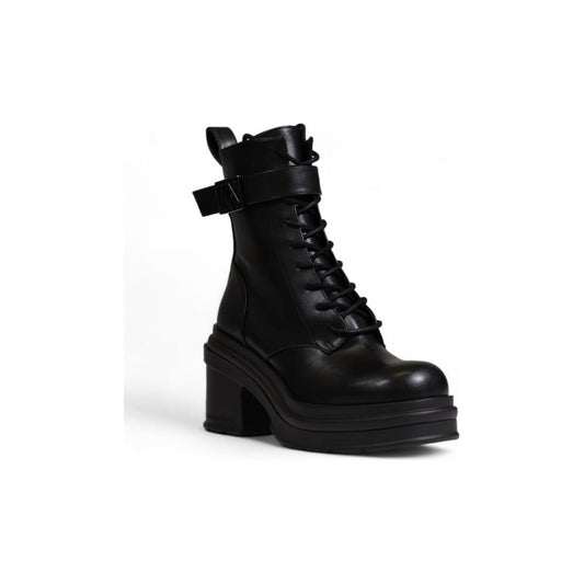 Armani Exchange Black Polyester Boot Armani Exchange