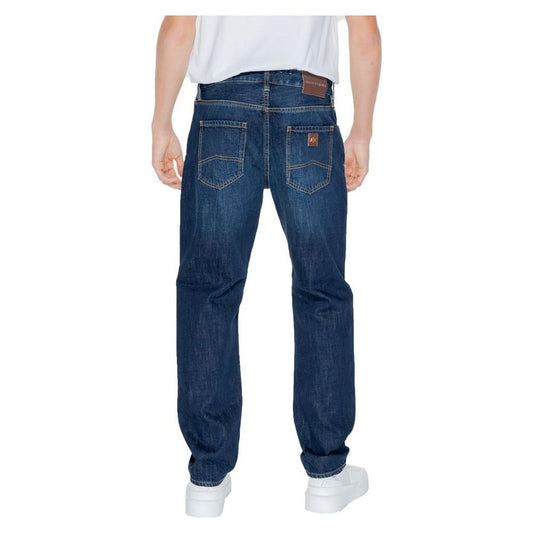 Armani Exchange Blue Cotton Jeans & Pant Armani Exchange