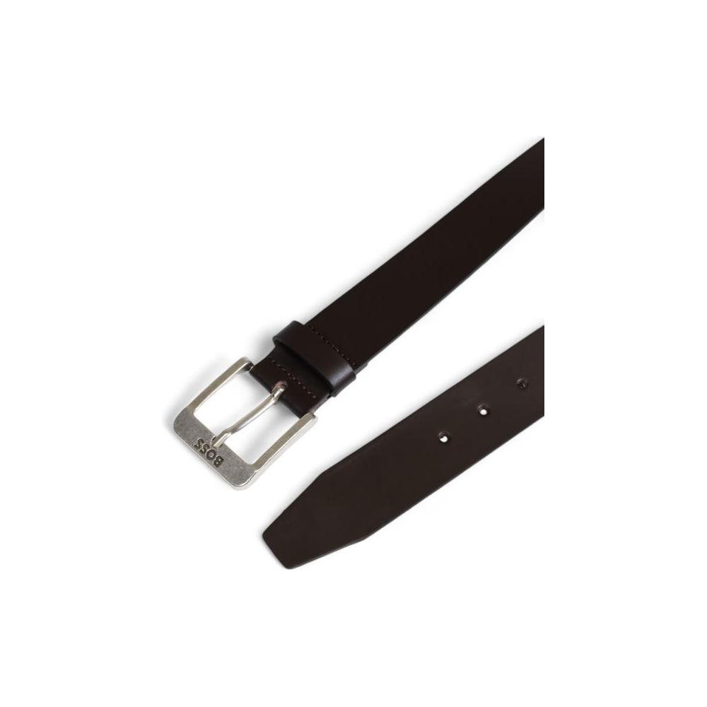 Hugo Boss Brown Leather Belt Hugo Boss