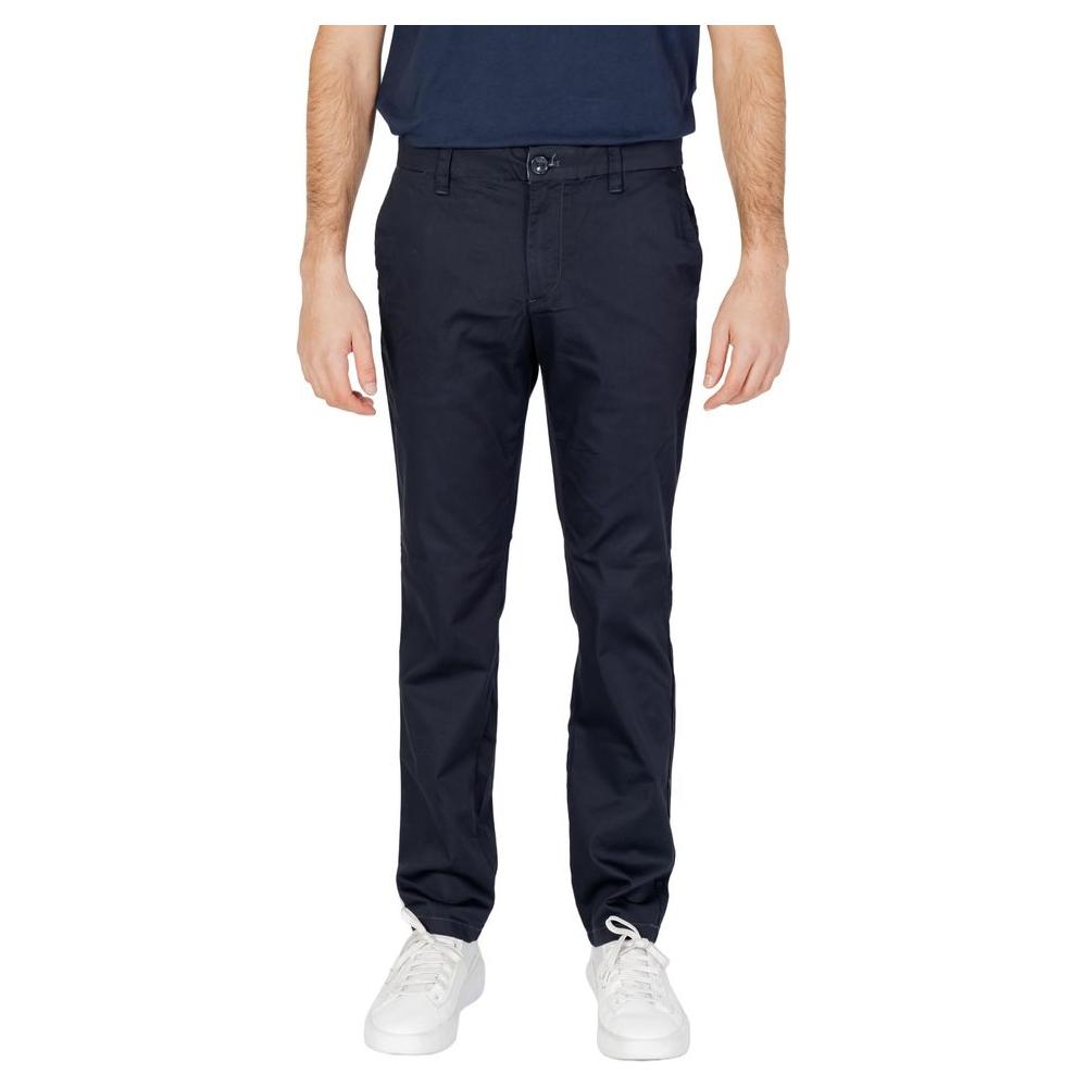 Armani Exchange Blue Cotton Jeans & Pant Armani Exchange