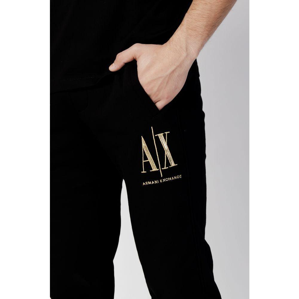 Armani Exchange Black Cotton Jeans & Pant Armani Exchange