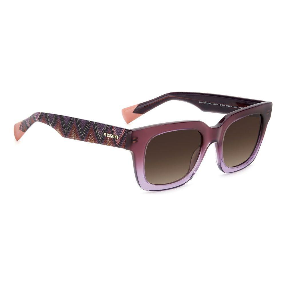 Missoni Purple Acetate Sunglasses Missoni