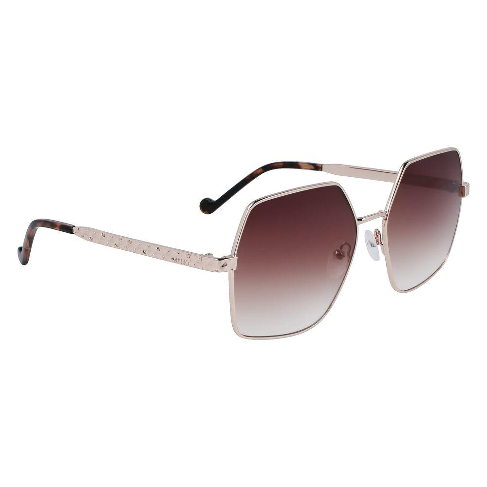 Liu Jo Gold Metal Sunglasses Liu Jo