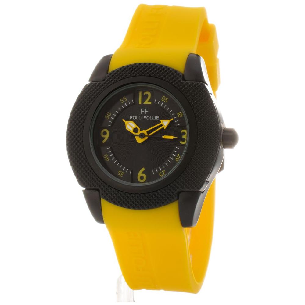 Folli Follie Yellow Silicone Watch Folli Follie