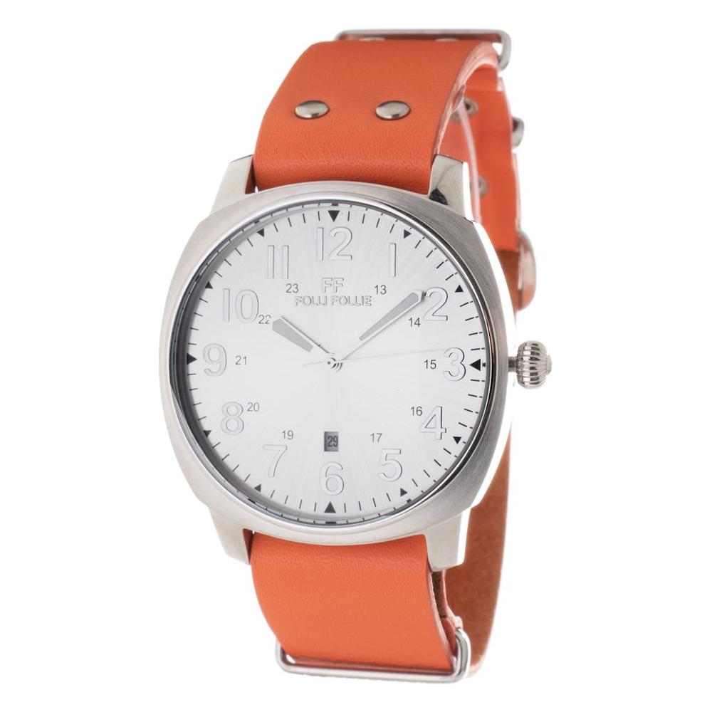 Folli Follie Orange Leather Watch Folli Follie