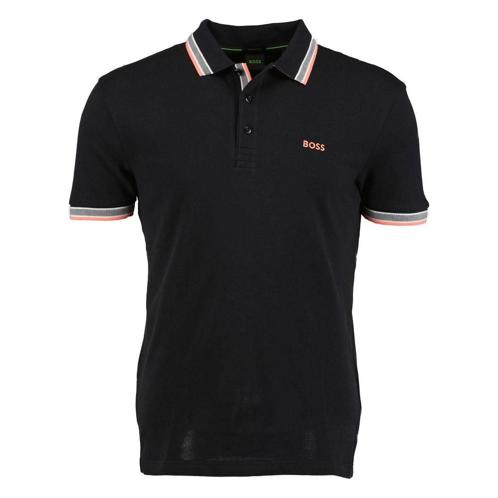 Hugo Boss Black Cotton Polo Shirt Hugo Boss