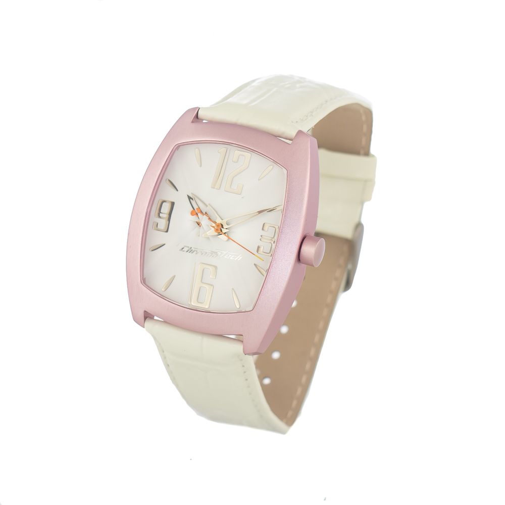 Chronotech Multicolor Leather Dress Watch