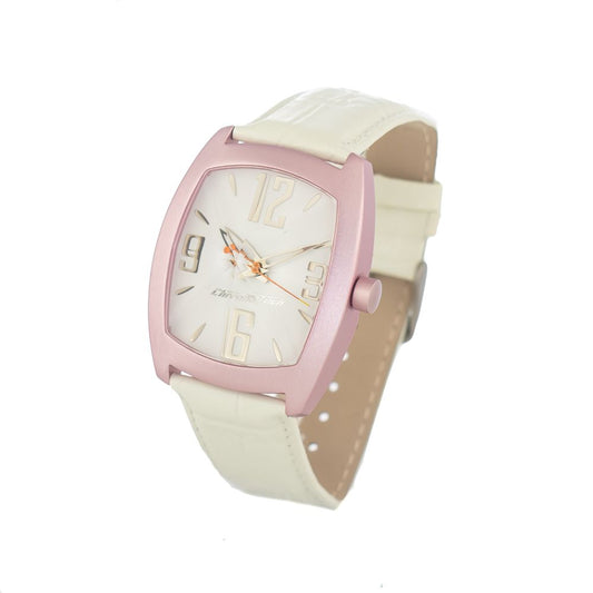Chronotech Multicolor Leather Dress Watch
