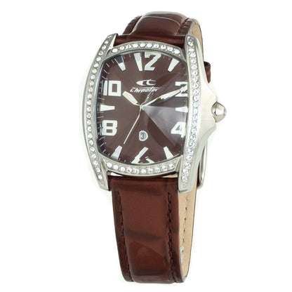 Chronotech Brown Leather Dress Watch 1728,67434610848,Accessories,Brown,Chronotech,Dress Watches - Watches - Accessories,New with tags,Watches - Accessories,Women