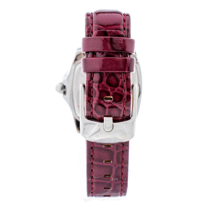 Chronotech Multicolor Leather Dress Watch