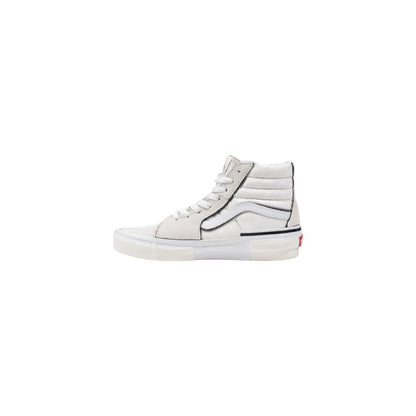 Vans Beige Leather High Top Sneakers