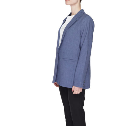 Street One Blue Polyester Blazer