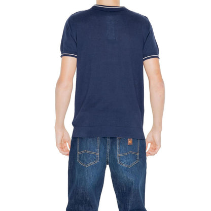 Hamaki-Ho Blue Cotton Shortsleeve Shirt