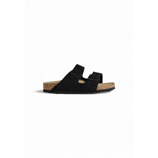 Birkenstock Black Suede Leather Sandals