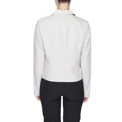 Vero Moda Gray Polyester Blazer