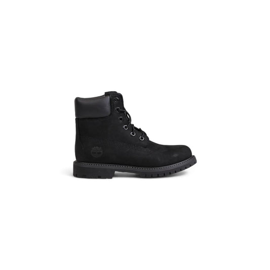 Timberland Black Recycled Leather Lace-Up Boots