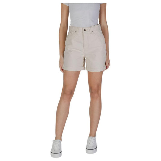 B.Young Beige Cotton Shorts
