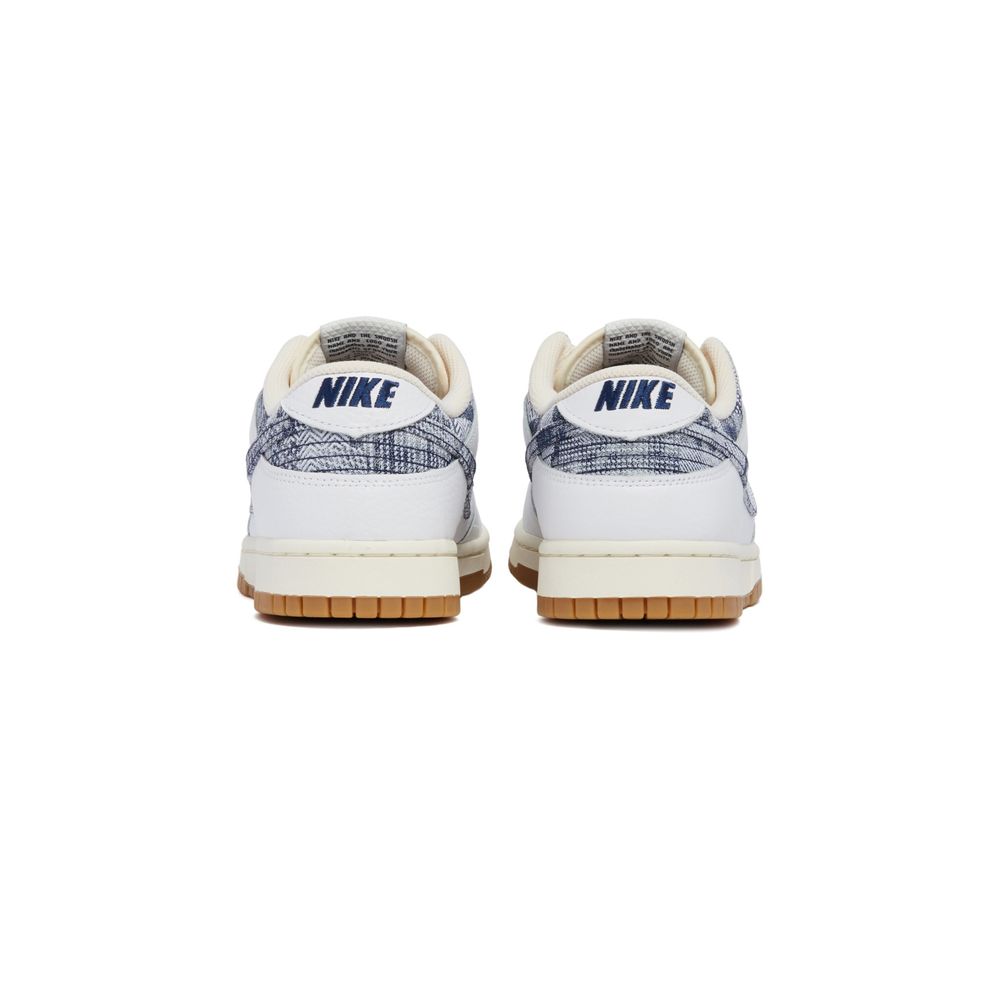 Nike Blue Leather Low Top Sneakers Nike