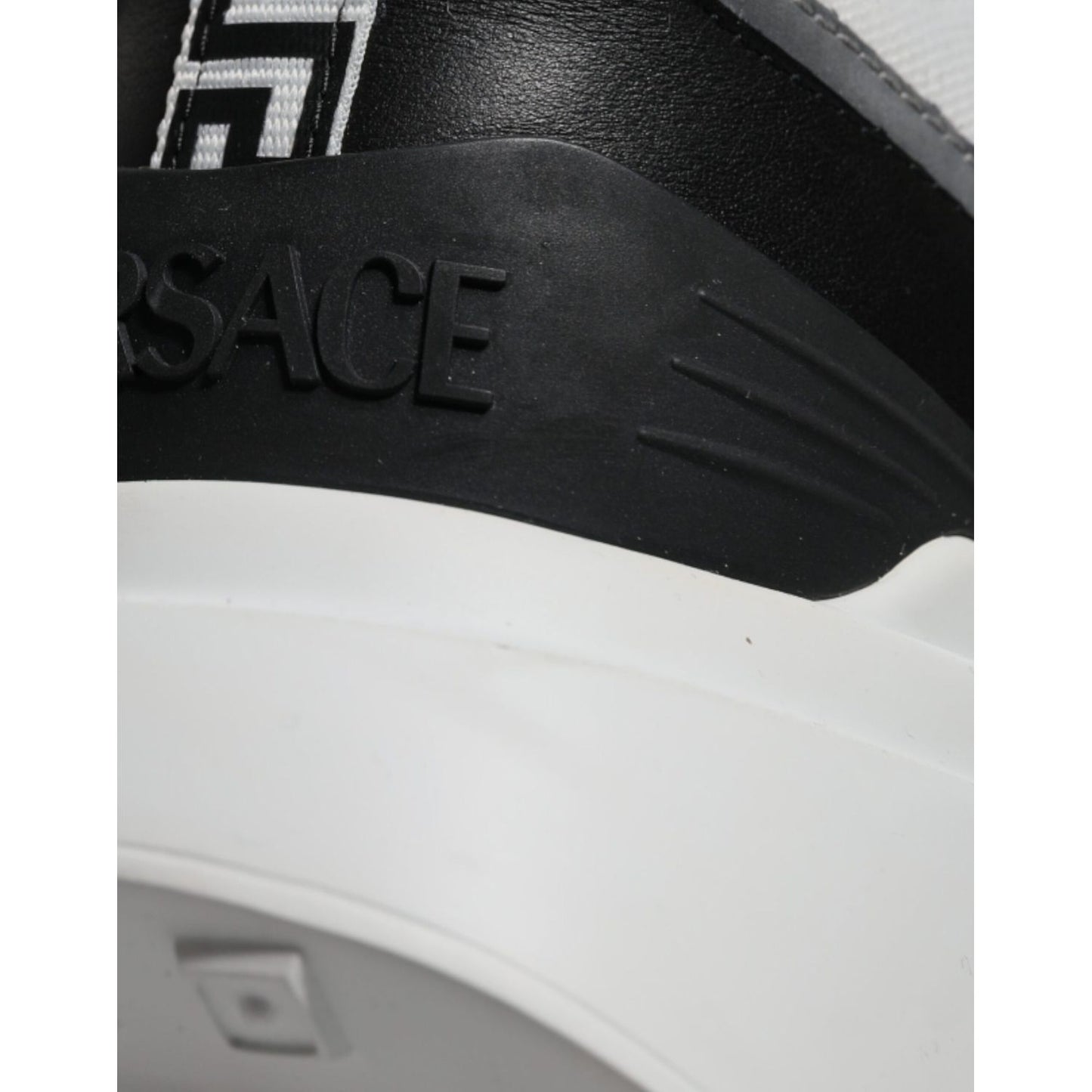 Versace Multicolor Canvas Quad Fabric Medusa Low Top Sneakers Shoes Versace