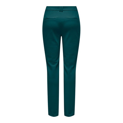 Only Green Polyester Casual Pants