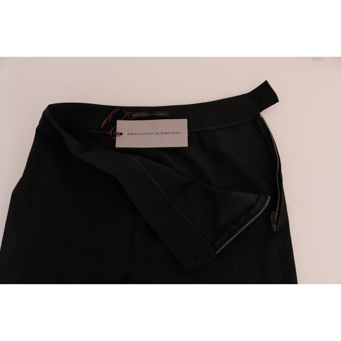 Ermanno Scervino Black Stretch Leggings Pants
