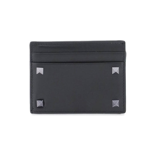 Valentino Garavani rockstud leather card holder Small Leather Goods Valentino Garavani