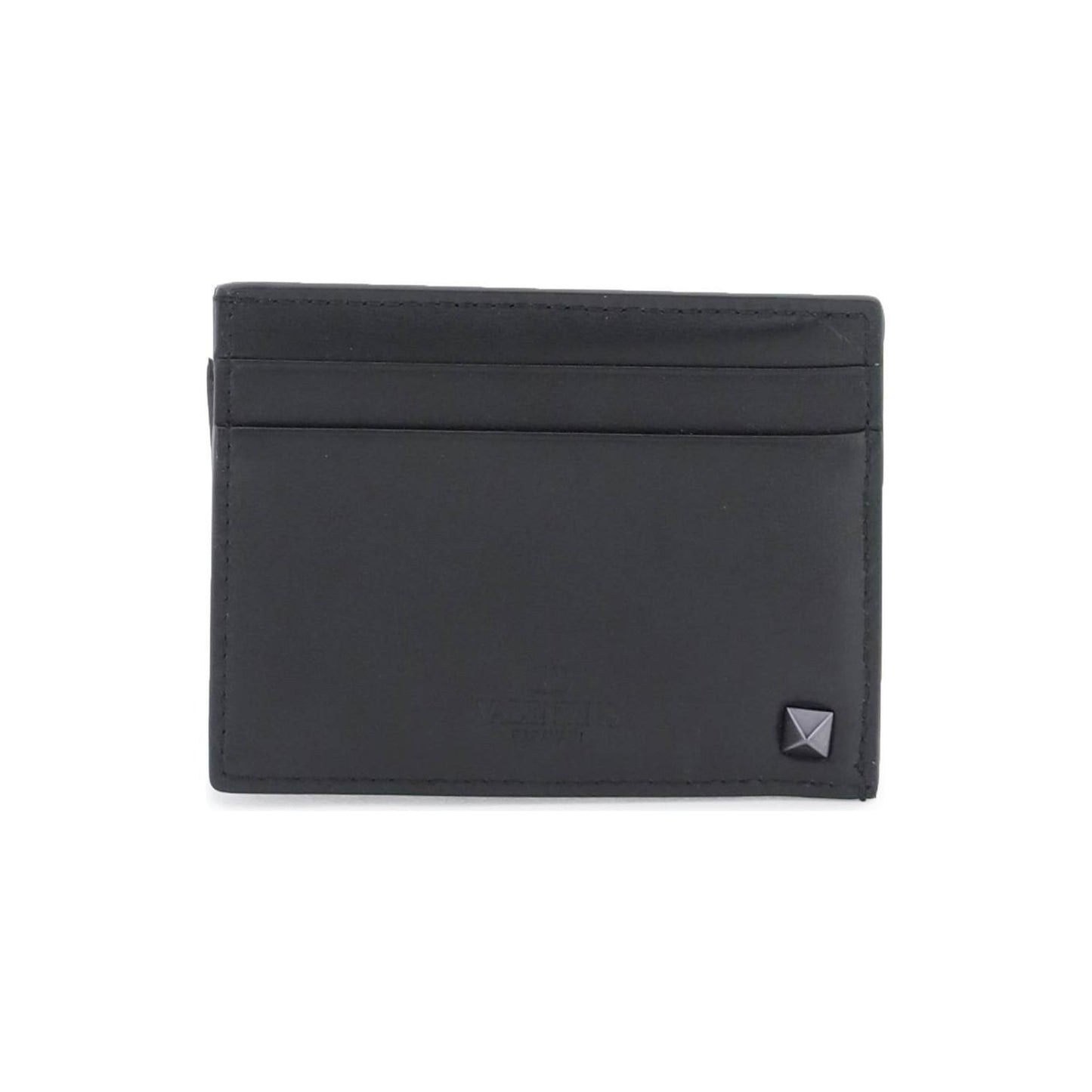 Valentino Garavani rockstud leather card holder Small Leather Goods Valentino Garavani