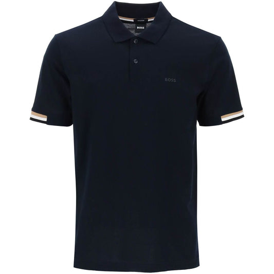 Boss parlay polo shirt with stripe detail Topwear Boss