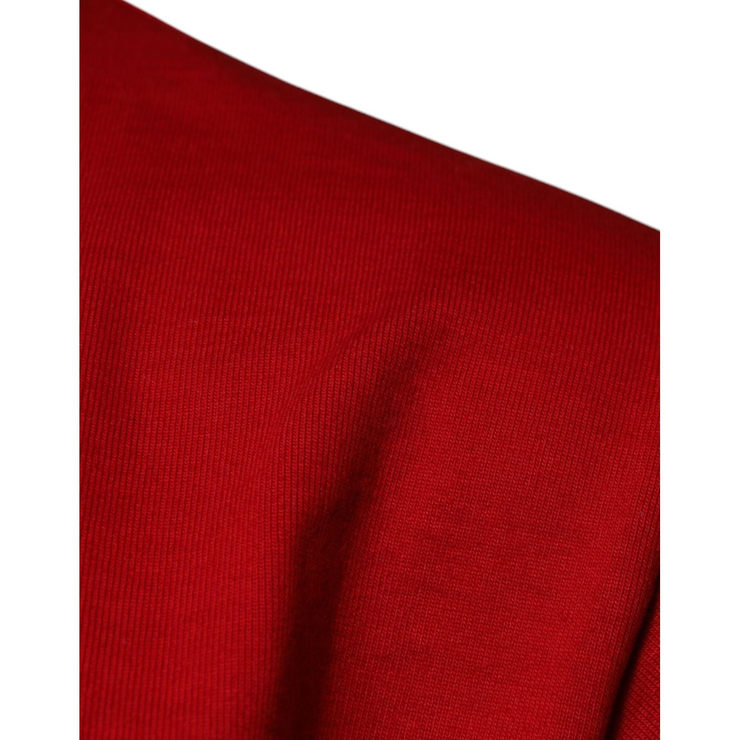 Dolce & Gabbana Red DG Eye Cotton Crew Neck T-shirt