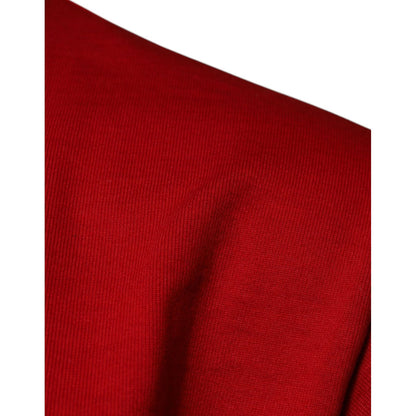 Dolce & Gabbana Red DG Eye Cotton Crew Neck T-shirt