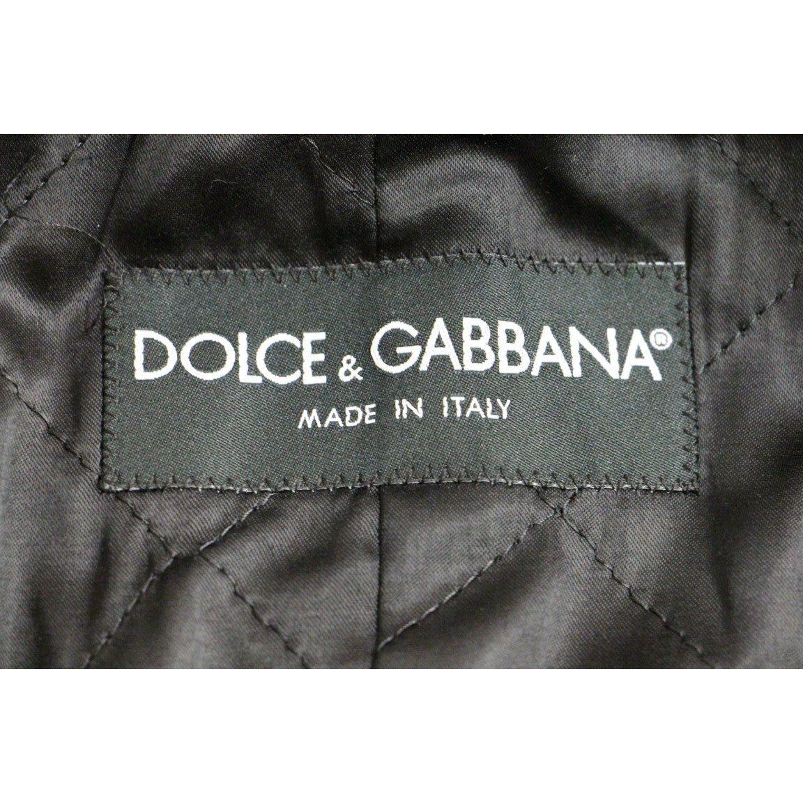 Dolce & Gabbana Sicilia Checkered Wool Blend Coat Coats & Jackets Dolce & Gabbana