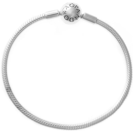 PANDORA JEWELS Mod. MOMENTS SNAKE CHAIN - Size 19 Bracelet PANDORA