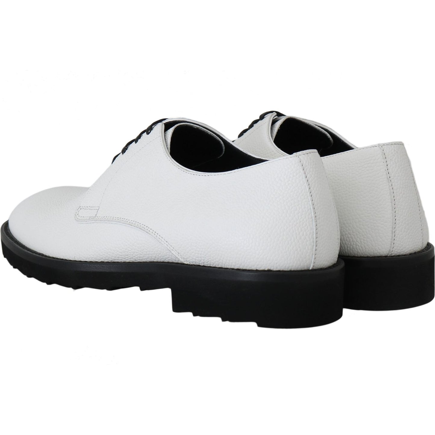 Dolce & Gabbana Elegant White Formal Leather Shoes Dolce & Gabbana