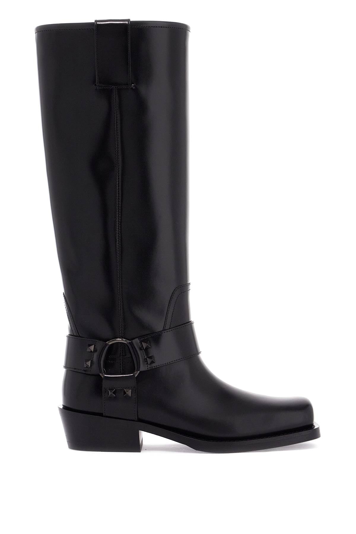 Valentino Garavani rockstud biker boot Boots Valentino Garavani