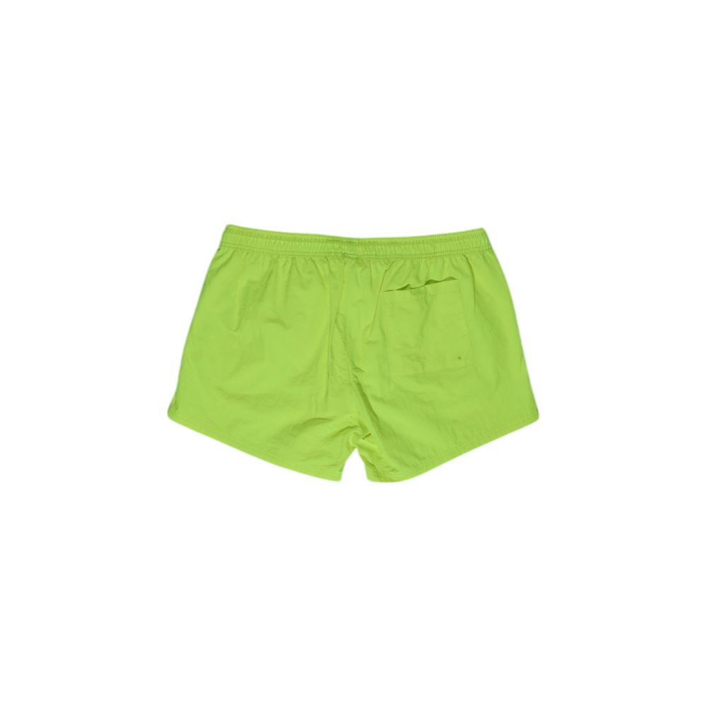 Hamaki-Ho Yellow Polyester Swim Shorts