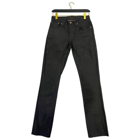 Nudie Jeans Black Cotton Men Jeans