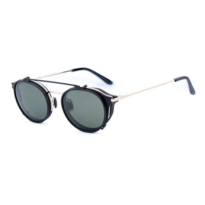 Vuarnet Black Stainless Steel Glasses (Frames)