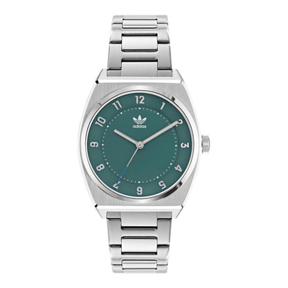 Adidas Gray Stainless Steel Dress Watch