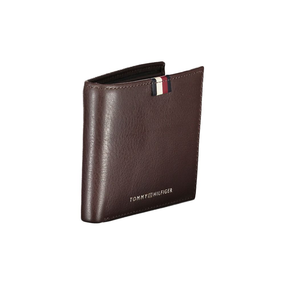 Tommy Hilfiger Brown Leather Men Wallet Tommy Hilfiger