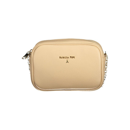 Patrizia Pepe Beige Leather Handbag