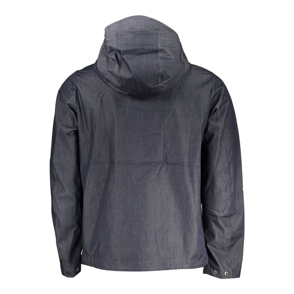 K-WAY Chic Blue Cotton Hooded Sports Jacket