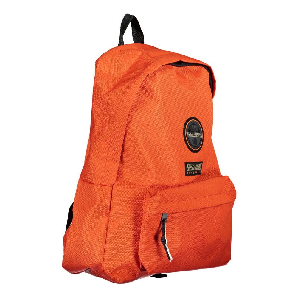 Napapijri Eco-Chic Orange Backpack for the Modern Explorer Napapijri