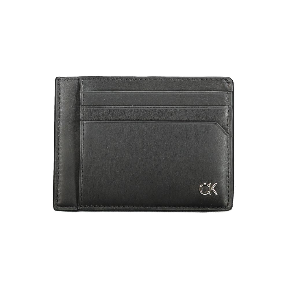 Calvin Klein Black Leather Wallet Calvin Klein