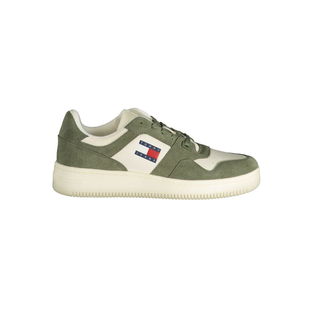 Tommy Hilfiger Green Polyester Sneaker Tommy Hilfiger