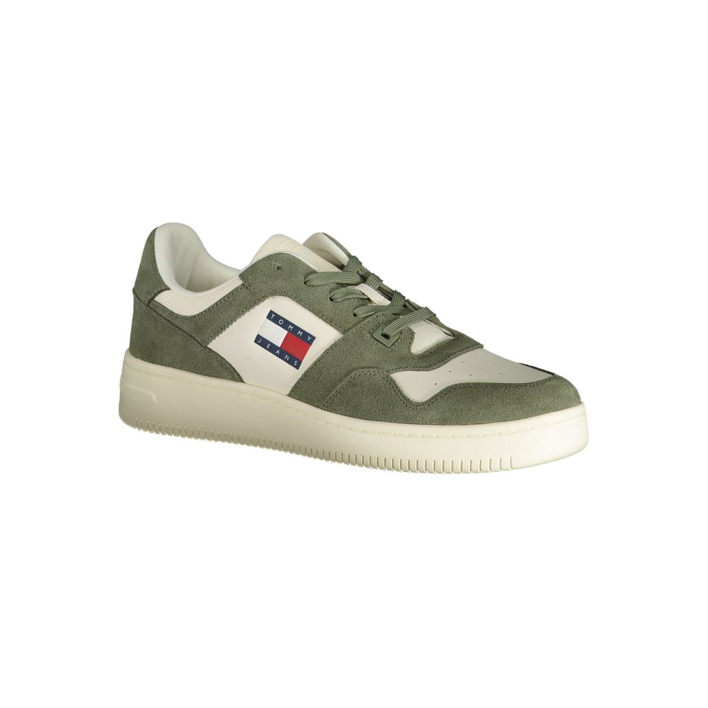 Tommy Hilfiger Green Polyester Sneaker Tommy Hilfiger