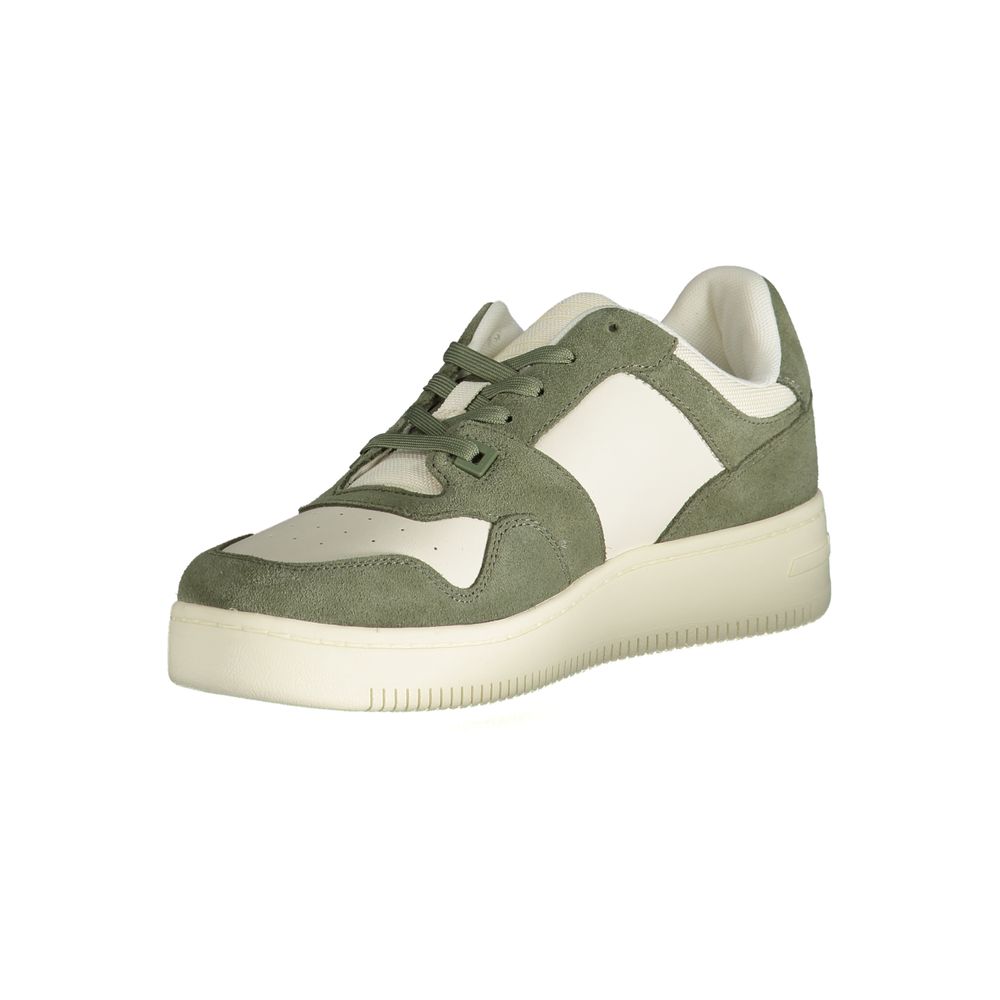 Tommy Hilfiger Green Polyester Sneaker Tommy Hilfiger