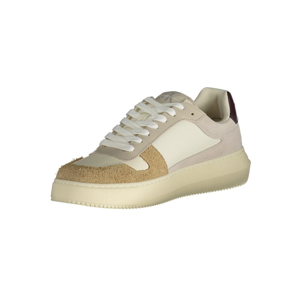 Calvin Klein Beige Polyester Sneaker Calvin Klein