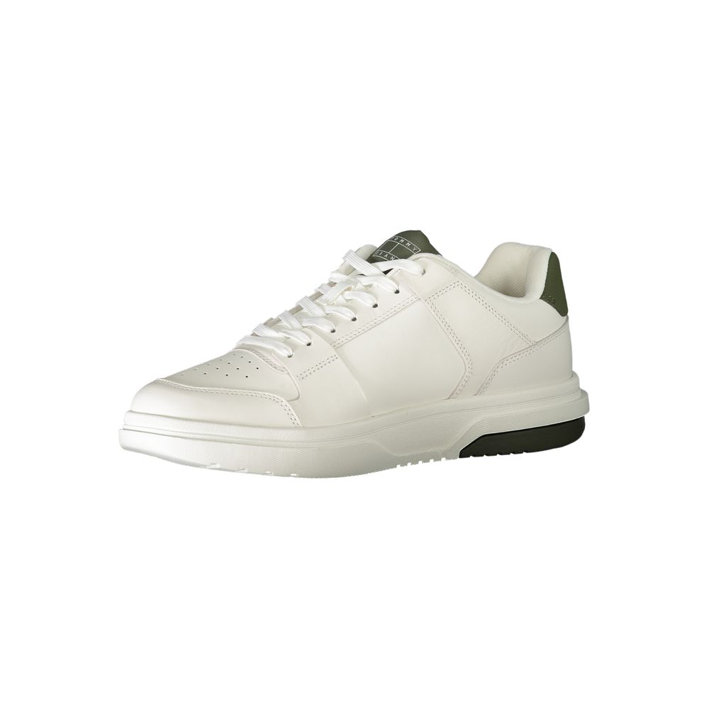 Tommy Hilfiger White Polyethylene Men Sneaker Tommy Hilfiger